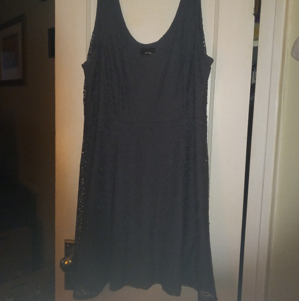 Apt 9 size XL Grey Dress Mid Length